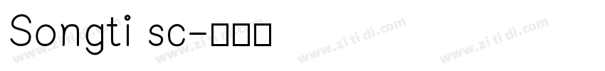 Songti sc字体转换